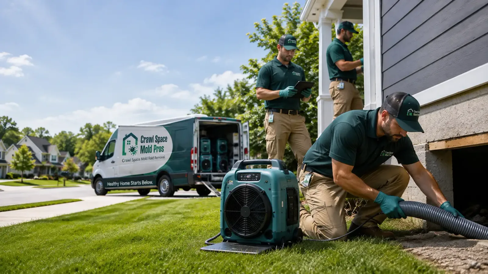 Crawl Space Mold Removal in Tappen, ND